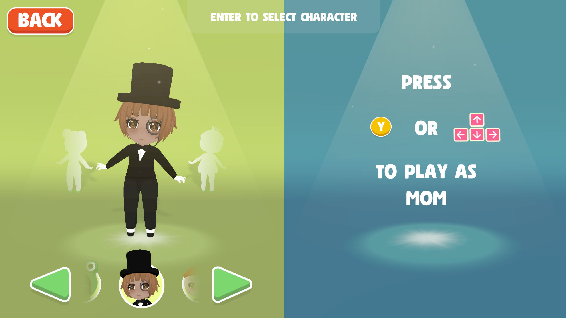 Character Select Screen UI